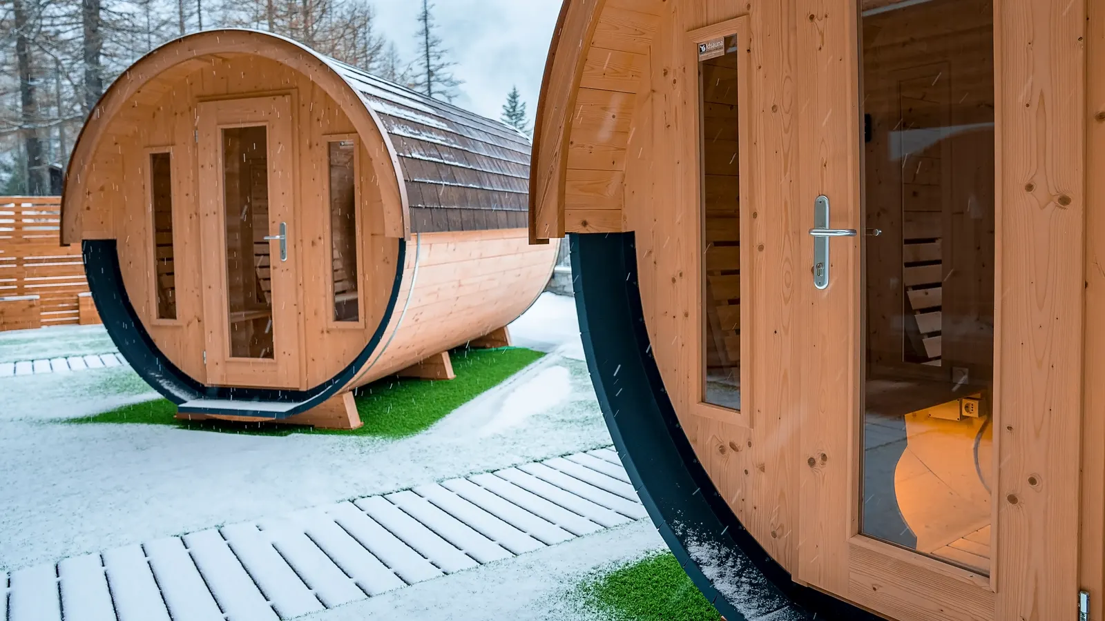 Points de réglementation et de sécurité d'un sauna extérieur